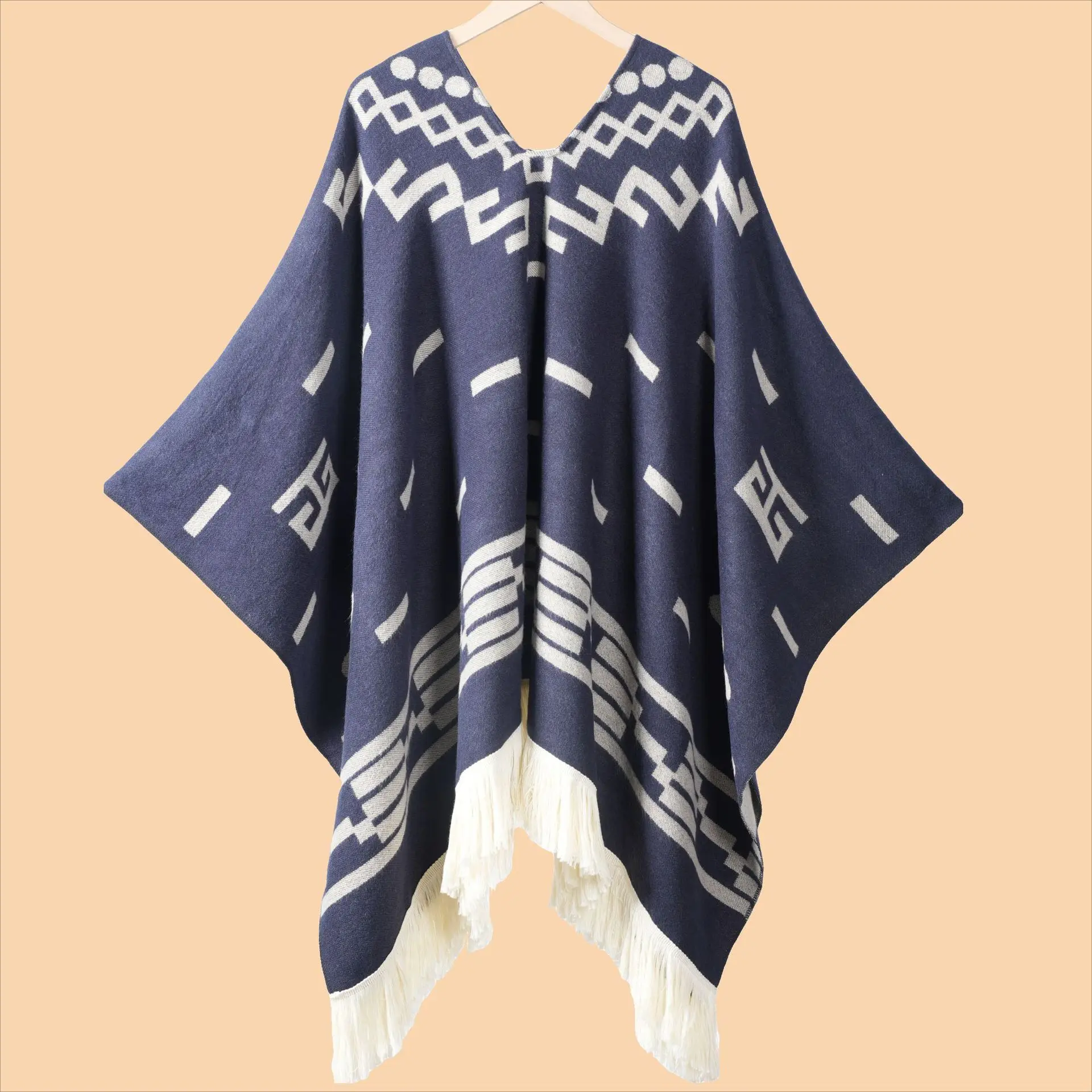 الرجال كيب المألوف محبوك مهدب  - مراجعة Muffler Men Wool وسعره