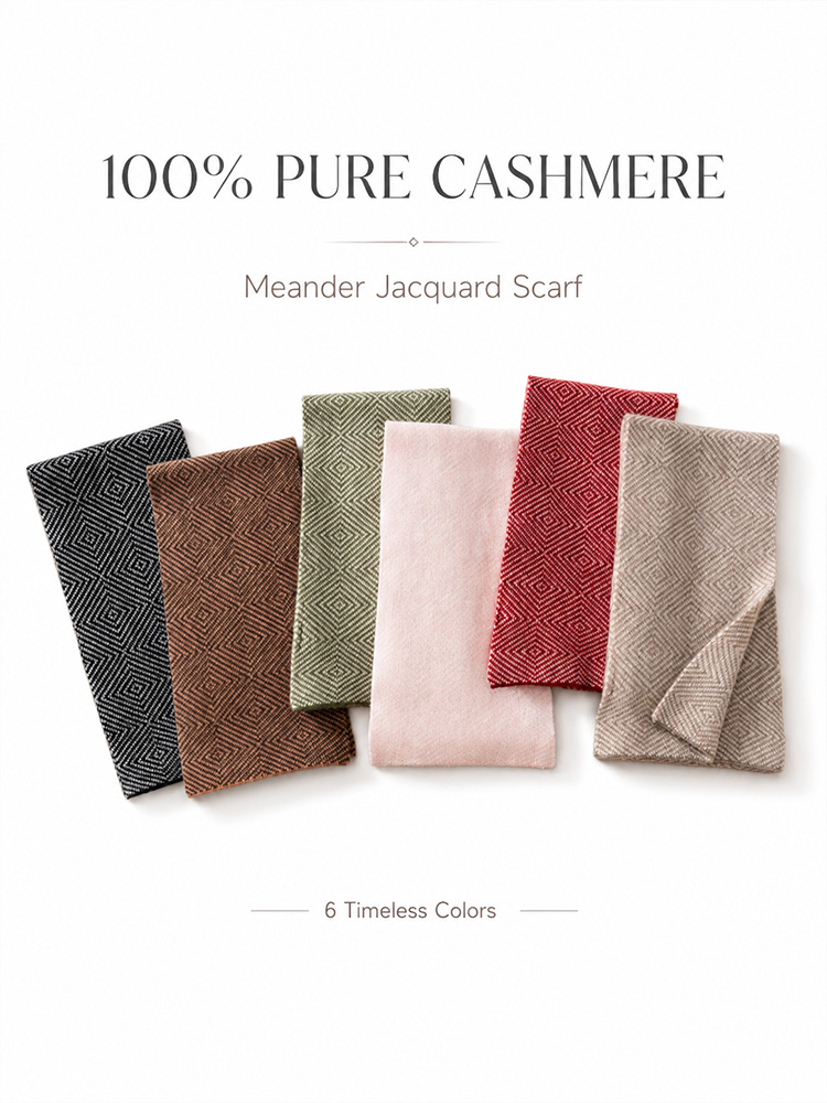 وشاح كشمير 100%، وشاح جاكار مز - مراجعة Muffler Men Wool وسعره