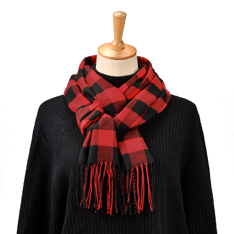 تصميم جديد منقوشة الكشمير وشاح - مراجعة Muffler Men Wool وسعره